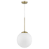 Acclaim Lighting Solea 14" Wide Pendant Antique Brass