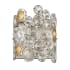 Acclaim Lighting Vitozzi 9" Tall Wall Sconce - ADA Compliant Antique Silver Leaf