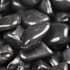 Ackland Rivora Polished Quartzite Landscaping Rock Pebbles with Natural Luster, 0.25-0.75 in. - Sold by Pallet (27.5 CF/Pallet) Nero
