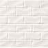 Ackland 3" x 6" Ceramic and Porcelain Solid Wall Tile - Glossy and Satin Visual - Sold by Carton (1 SF/Carton) Celeste Blanc