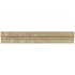 Ackland Crown Molding with Marzana Styling and 1"H x 2"W x 12"D Sabbia
