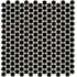 Ackland 11" x 12" Porcelain Penny Wall Mosaic Tile - Matte Visual - Sold by Carton (14.4 SF/Carton) Nivora Caviar