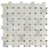 Ackland 12" x 12" Marble Basketweave Wall Mosaic Tile - Polished Visual - Sold by Carton (10 SF/Carton) Auralie