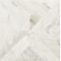 Ackland 12" x 12" Marble Geometric Floor and Wall Mosaic Tile - Honed Visual - Sold by Carton (10 SF/Carton) Castella de Blanc