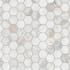 Ackland 10" x 12" Marble Geometric Floor and Wall Mosaic Tile - Honed Visual - Sold by Carton (8.9 SF/Carton) Castella de Blanc