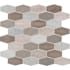 Ackland 12" x 12" Marble Geometric Mosaic Tile - Honed Visual - Sold by Carton (9.7 SF/Carton) Veneto Mix