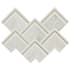 Ackland Artemis - 10" x 14" Metal and Stone Geometric Wall Mosaic Tile - Glossy Visual - Sold by Carton (9.2 SF/Carton) Solara Regal