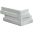 Ackland Celestine 6 in. x 18 in. Honed Marble Stacked Stone Ledger Corner Wall Tile - Sold by Carton (3 SF/Carton) Fog