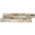 Ackland 6 in. x 24 in. Splitface Quartzite Stacked Stone Ledger Panel Wall Tile - Sold by Pallet (210 SF/Pallet) Amber Cream