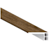Ackland Ackland Vinyl Trims 94" x 3" Vinyl Glue Down or Nail Down Vinyl Flooring Stair Nose - Sold by Piece (7.83 LF/Piece) Auburn Valley