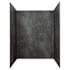 ACP Palisade 30" x 60" x 78" Vinyl Shower Surround with Accessories Cracked Slate