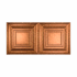 ACP Fasade - 48" x 24" Faux Tin Ceiling Tiles - (5 Pack) - 40 Sq Ft - Roman Tiered Squares Antique Bronze