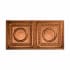 ACP Fasade - 48" x 24" Faux Tin Ceiling Tiles - (5 Pack) - 40 Sq Ft - Classic Victorian Rosette Antique Bronze