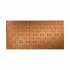 ACP Fasade 4' X 8' DIY Farmhouse Traditional Faux Tin Wallcovering Wall Paneling - Traditional 2 Pattern - 32 Sq Ft - Made in USA Antique Bronze
