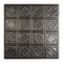 ACP Great Lakes Tin 24" x 24" Ludington Lay In Tin Ceiling Tile - Sold by Carton (20 SF/Carton) Argento