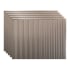ACP Fasade - Pack of (5) 18" x 24" Rectangle Wall Tile - Polished Visual - Sold by Carton (15 SF/Carton) Brushed Nickel