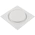 Aero Pure Designer Series 110 CFM 0.9 Sone Ceiling Mounted Energy Star Certified Bath Fan with Round on Square Design White