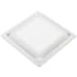 Aero Pure Designer Series 50 - 110 CFM 0.9 Sone Ceiling Mounted Energy Star Certified Bath Fan with LED Lighting, Adjustable Speed, and Humidity Sensor White