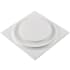 Aero Pure Designer Series 50 - 110 CFM 0.4 Sone Ceiling Mounted Energy Star Certified Bath Fan with Adjustable Speed and Slim-Fit Housing White