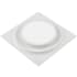 Aero Pure Designer Series 50 - 110 CFM 0.4 Sone Ceiling Mounted Energy Star Certified Bath Fan with Adjustable Speed, LED Lighting, and Slim-Fit Housing White