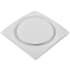 Aero Pure Designer Series 90 CFM 0.3 Sone Ceiling Mounted Energy Star Certified Bath Fan with Slim-Fit Housing White