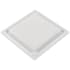 Aero Pure Square on Square Replacement Grille for Bath Fan White