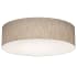 AFX Anton 3 Light 20" Wide Flush Mount Drum Ceiling Fixture Jute