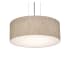AFX Anton 2 Light 13" Wide Suspension Pendant with Laminated Shade Satin Nickel