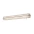 AFX Apex 2 Light 5" Tall LED Wall Sconce with Fabric Shade Weathered Grey