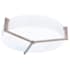 AFX Apex 22" Wide Flush Mount Drum Ceiling Fixture Weathered Grey
