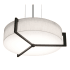 AFX Apex 3 Light 17" Wide Suspension Pendant Espresso