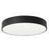 AFX Bailey 30" Wide LED Flush Mount Drum Ceiling Fixture Black
