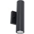 AFX Beverly 10" Tall 2 Light LED Outdoor Wall Sconce Black