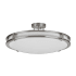 AFX Carlisle 14" Wide LED Flush Mount Bowl Ceiling Fixture Satin Nickel / White
