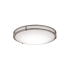 AFX Carlisle 18" Wide LED Flush Mount Bowl Ceiling Fixture Satin Nickel