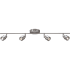 AFX Chappelle 37" Wide LED Fixed Rail Ceiling Fixture Satin Nickel