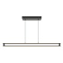 AFX Cass 48" Wide LED Linear Chandelier Black