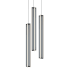 AFX Cass 18" Wide LED Multi Light Pendant - 12000 lm, 3000K, 90 CRI, 108W Black