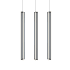 AFX Cass 36" Wide LED Linear Pendant - 12000 lm, 3000K, 90 CRI, 120W Black