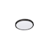 AFX Edge Round 8" Wide LED Flush Mount Ceiling Fixture Black