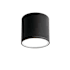 AFX Everly 4" Wide LED Flush Mount Outdoor Ceiling Fixture Black
