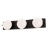 AFX Gates 3 Light 24" Wide LED Vanity Strip Black