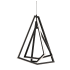 AFX Gianna 24" Wide LED Pendant Black