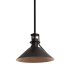 AFX Gus 10" Wide LED Outdoor Mini Pendant Black