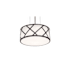 AFX Haven 2 Light 13" Wide Pendant Black / White