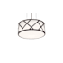 AFX Haven 2 Light 13" Wide Pendant Black / White