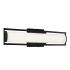 AFX Vanity 36" Wide LED Bath Bar with White Acrylic Shade Black