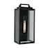 AFX Kansas 19" Tall Outdoor Wall Sconce Black