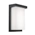 AFX Kent 11" Tall Outdoor Wall Sconce Black