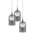 AFX Kiran 24" Wide LED Multi Light Pendant Black